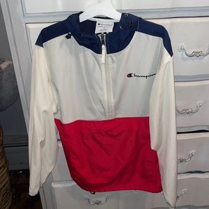 champion windbreaker worn once!